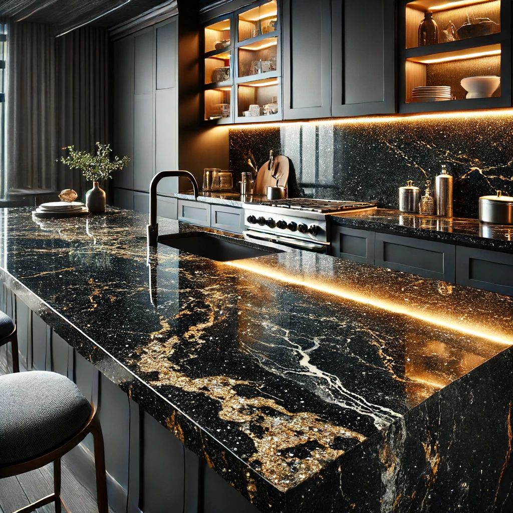 Discover the Splendor of Black Galaxy Granite at Deccan Stonecraft